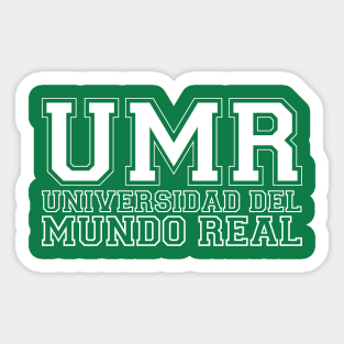 Universidad del Mundo Real Sticker